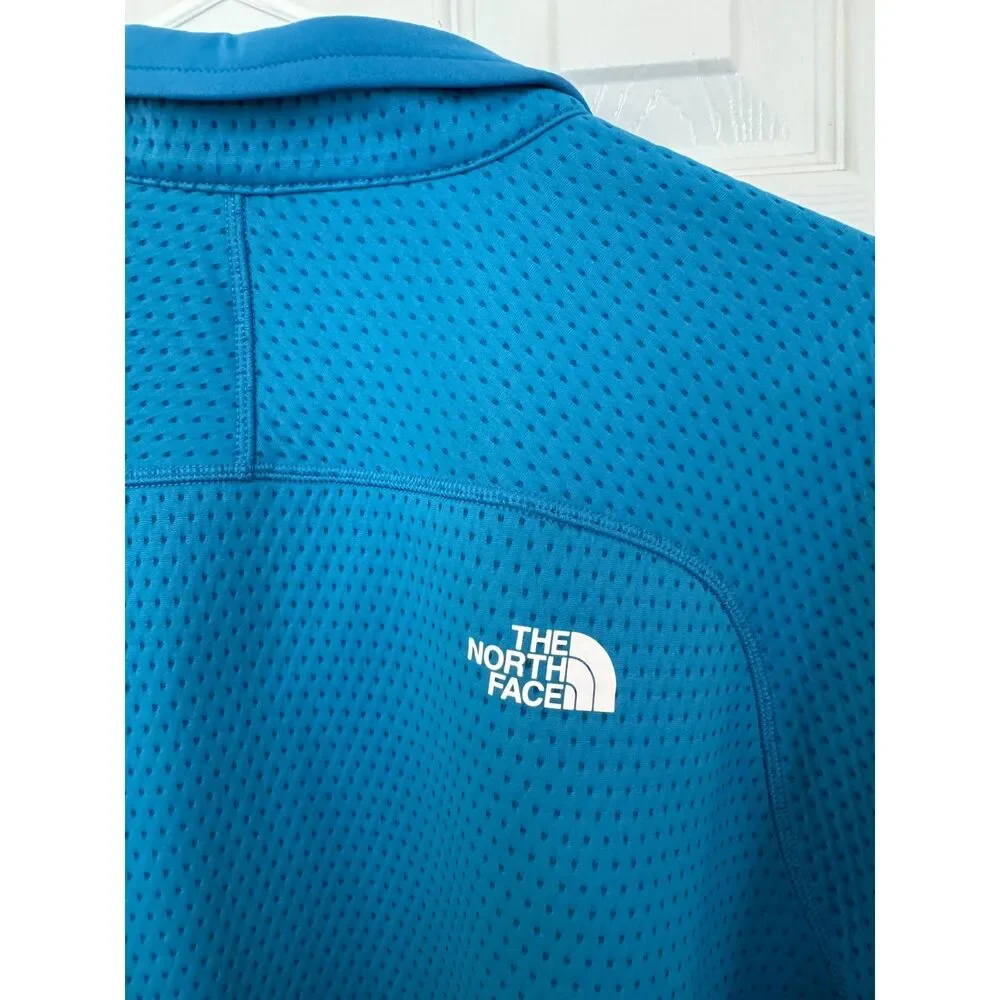 North Face Men's Dotknit Thermal 1/4 Zip Dusk Blue XL NWT Flash Dry Insulate